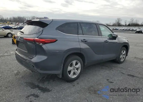 2021 Toyota Highlander L from USA, damaged, VIN 5TDBZRBH8MS525543